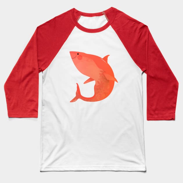 Shark Baseball T-Shirt by theladyernestember